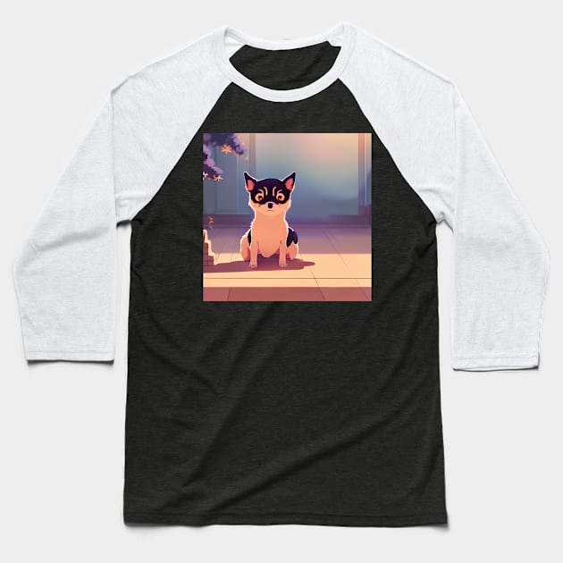 Doggo Baseball T-Shirt by Artieries1